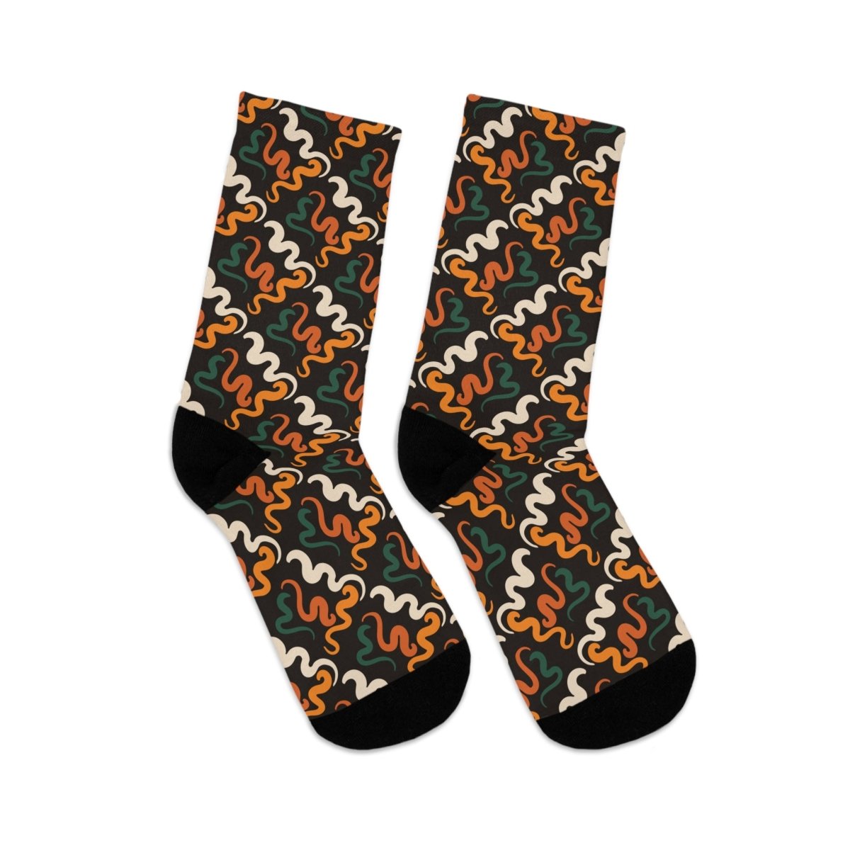 African Inspired Design Eco - Friendly Socks 15526385815355650971 Earthbound Pacific