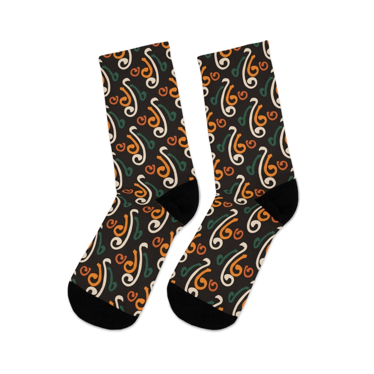 African Inspired Design Eco - Friendly Socks 67894872955936142235 Earthbound Pacific