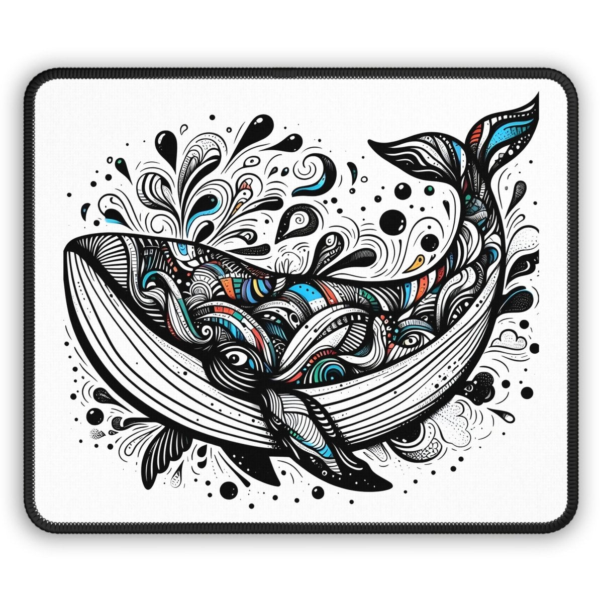 Artistic Whale Gaming Mouse Pad - Colorful Wildlife Design 21845235128866014481 Earthbound Pacific