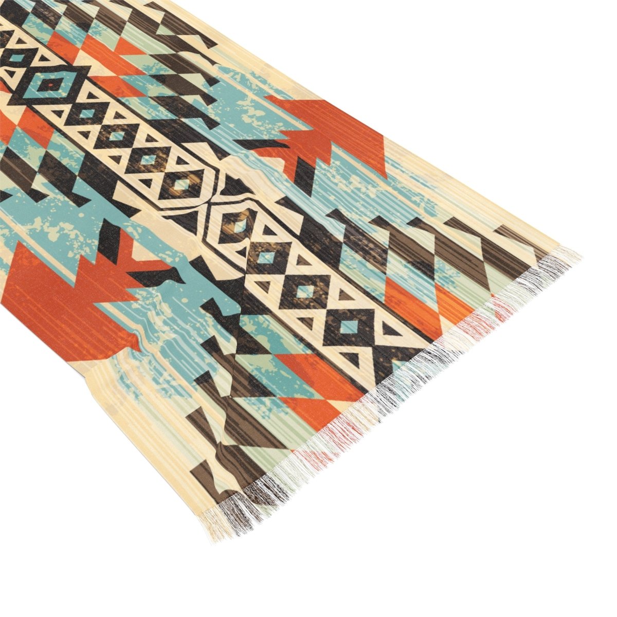 Bohemian Light Scarf - Vibrant Aztec Pattern 47363030118654689118 Earthbound Pacific