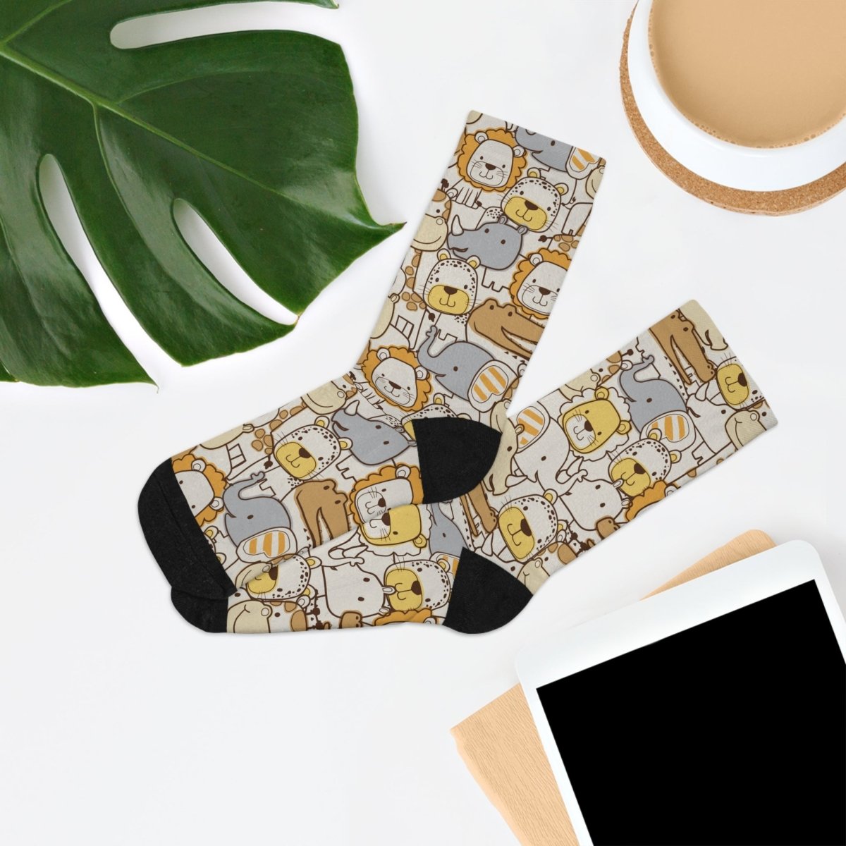 Cute Whimsical Animal Patterned Sock, Eco - Friendly Socks 92714002907709840155 Earthbound Pacific