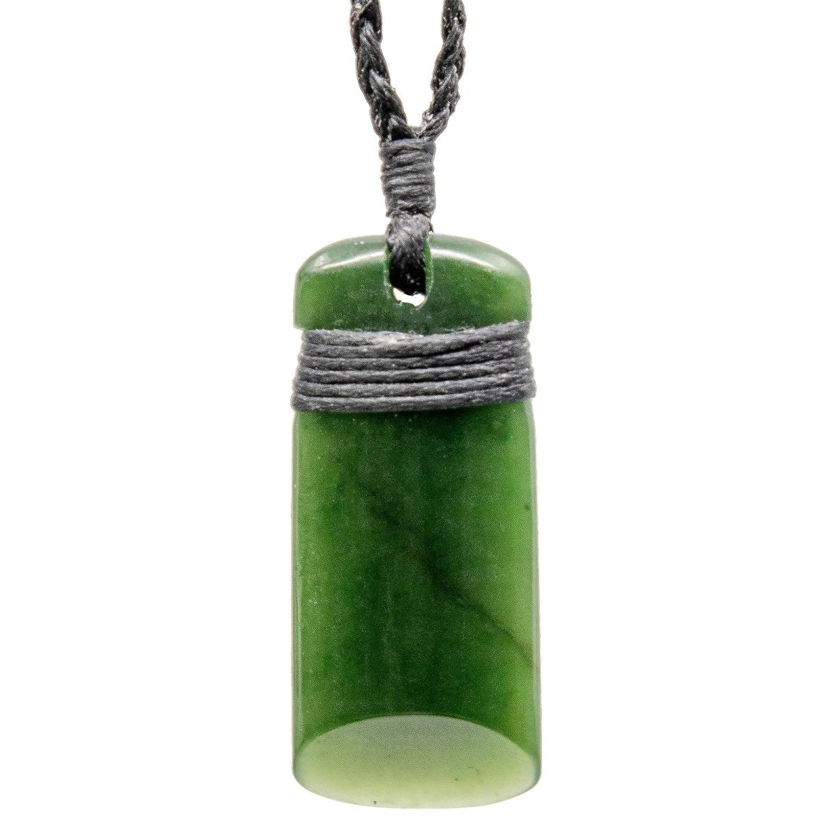 Dark Green Maori Jade Toki Necklace | Petite/Mini DHtoki35B Earthbound Pacific