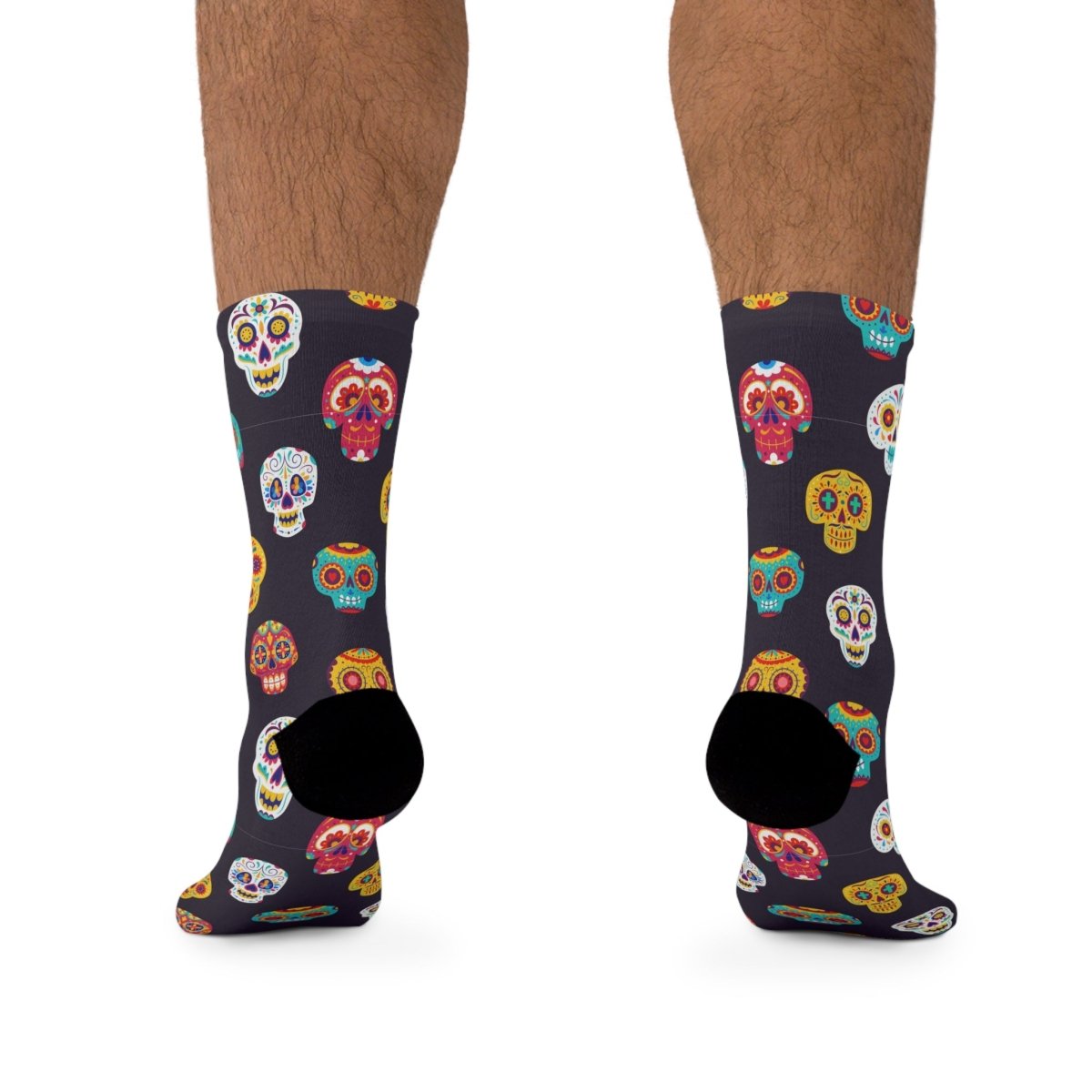 Day of the Dead Skull Socks, Colorful Recycled Socks 89689639909364078098 Earthbound Pacific