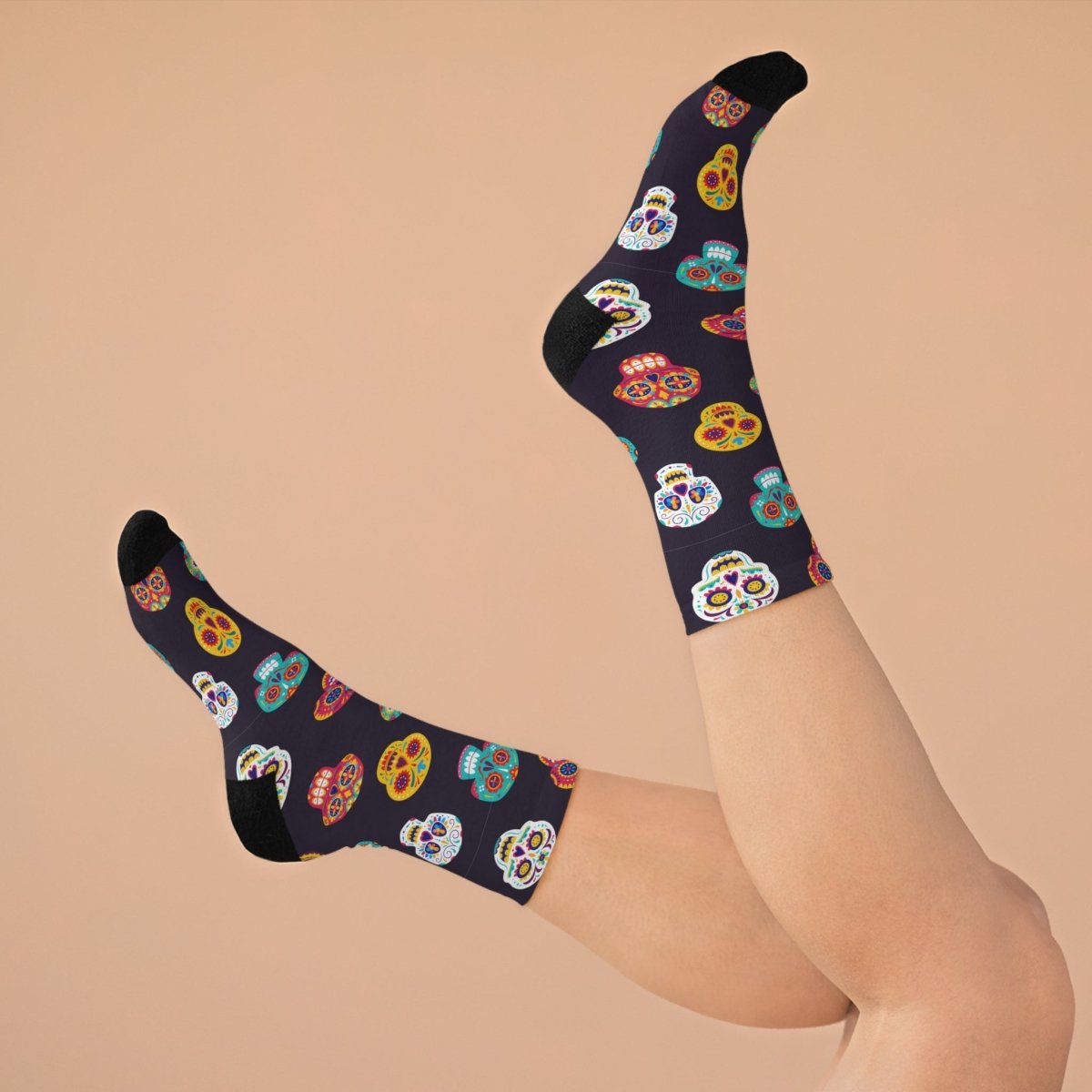 Day of the Dead Skull Socks, Colorful Recycled Socks 89689639909364078098 Earthbound Pacific
