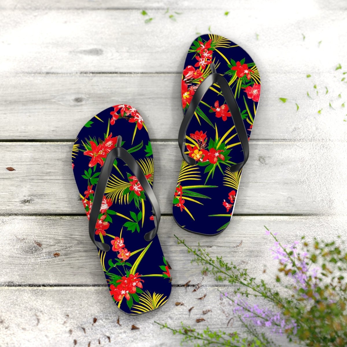 Flip - Flops - Tropical Floral 22729666704058333558 Earthbound Pacific