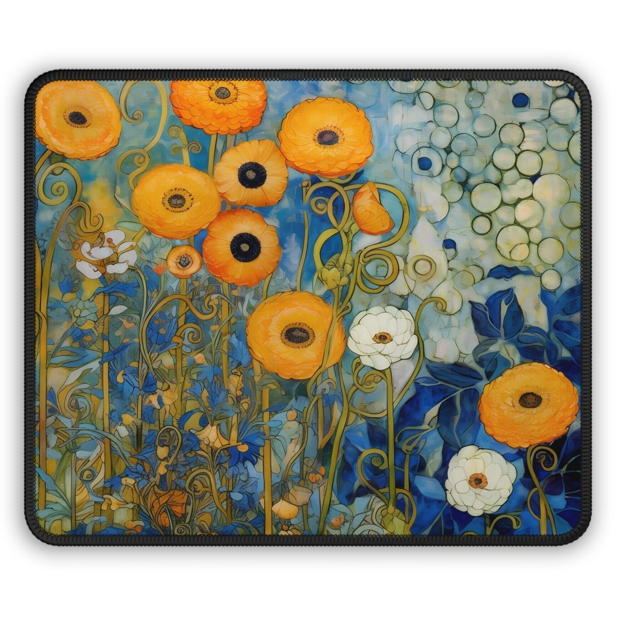 Floral Art Gaming Mouse Pad - Vibrant Mouse Mat for Gamers & Home Office 77648857678639945664 Earthbound Pacific