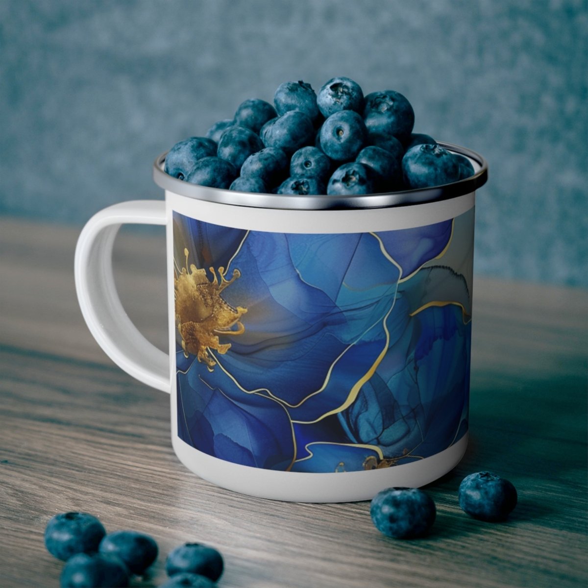 Floral Design Enamel Camping Mug - Perfect for Nature Lovers 61148378865935659608 Earthbound Pacific