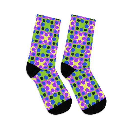 Funky Socks - Psychedelic Polka - Recycled Poly - Retro Collection 11342706908267934397 Earthbound Pacific