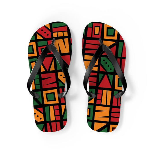 Geometric Groove Flip Flops 12590842215228566124 Earthbound Pacific