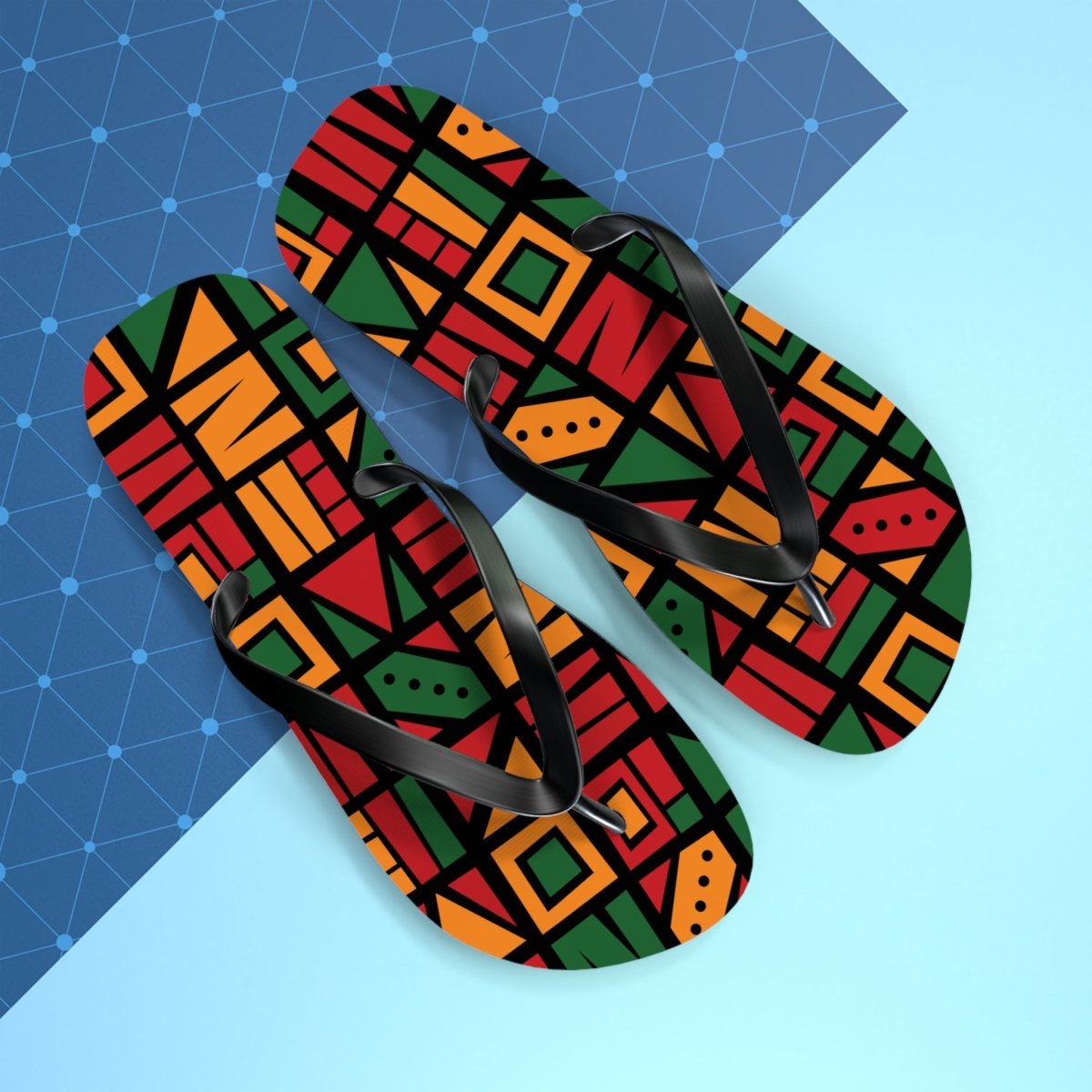 Geometric Groove Flip Flops 65649834400210903655 Earthbound Pacific