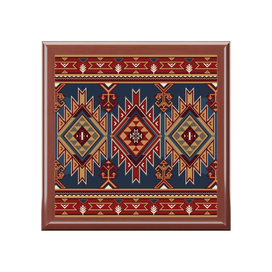 Jewelry Box, Geometric Tribal Design 23508517565075461933 Earthbound Pacific