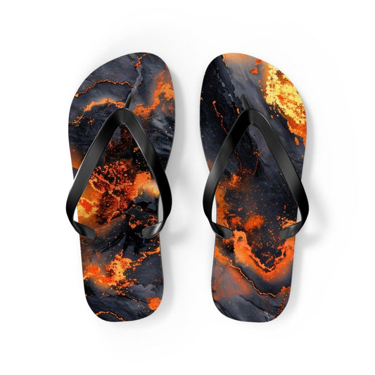Magma Madness design Flip Flops 10541618822416645512 Earthbound Pacific