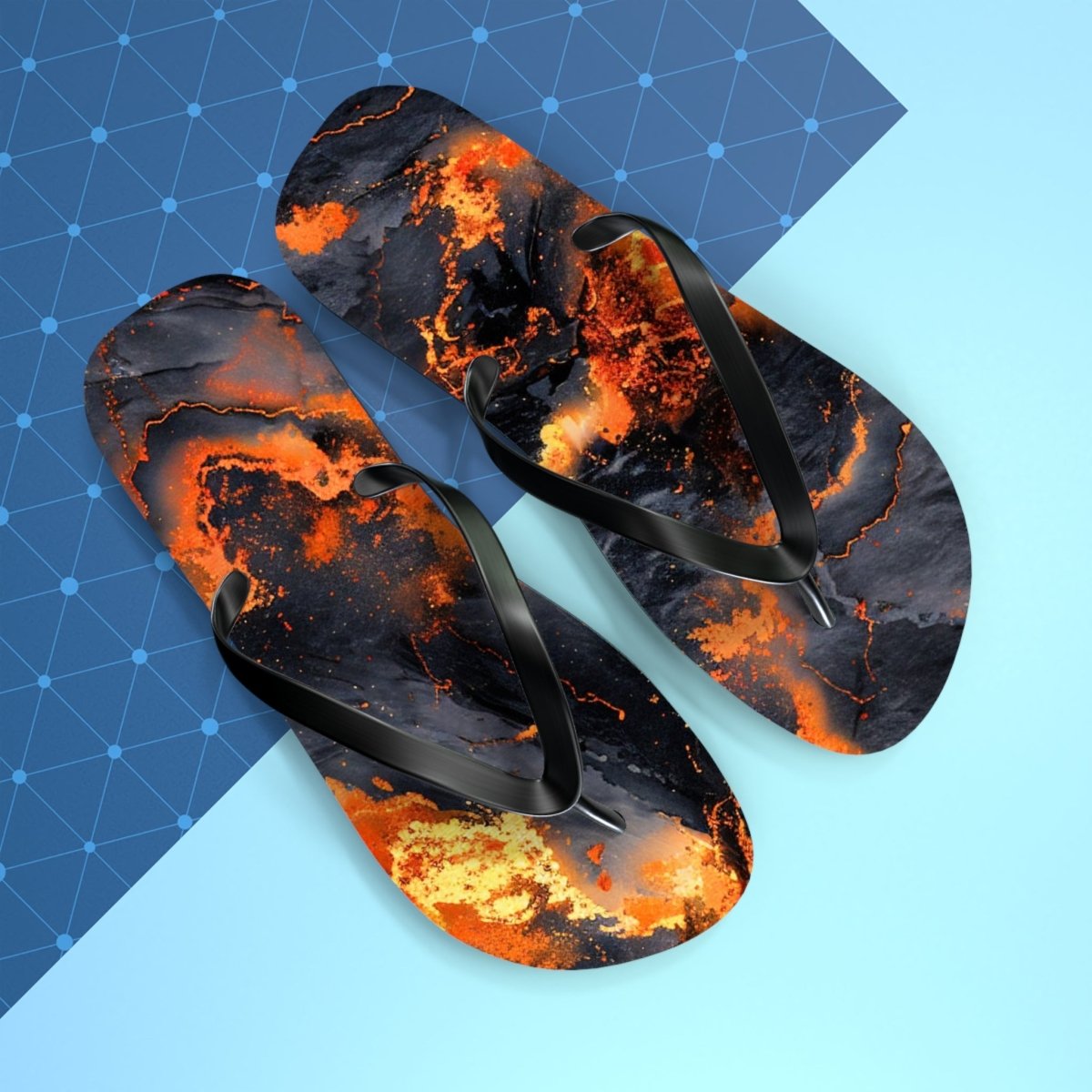 Magma Madness design Flip Flops 35253785317569750916 Earthbound Pacific