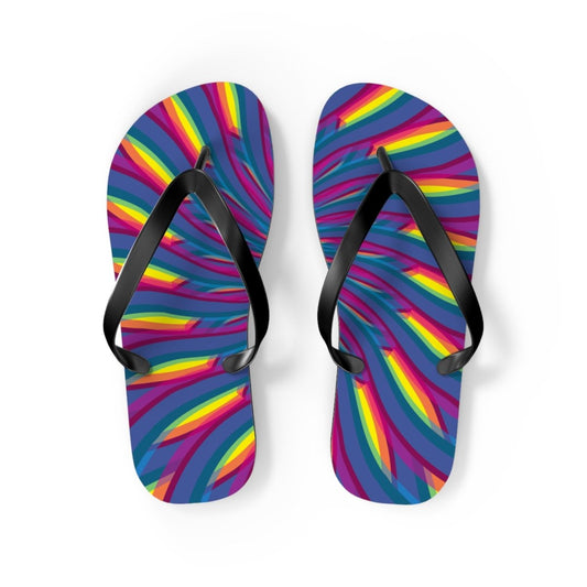 Neon Waves Design Flip Flops 27948762954582752903 Earthbound Pacific