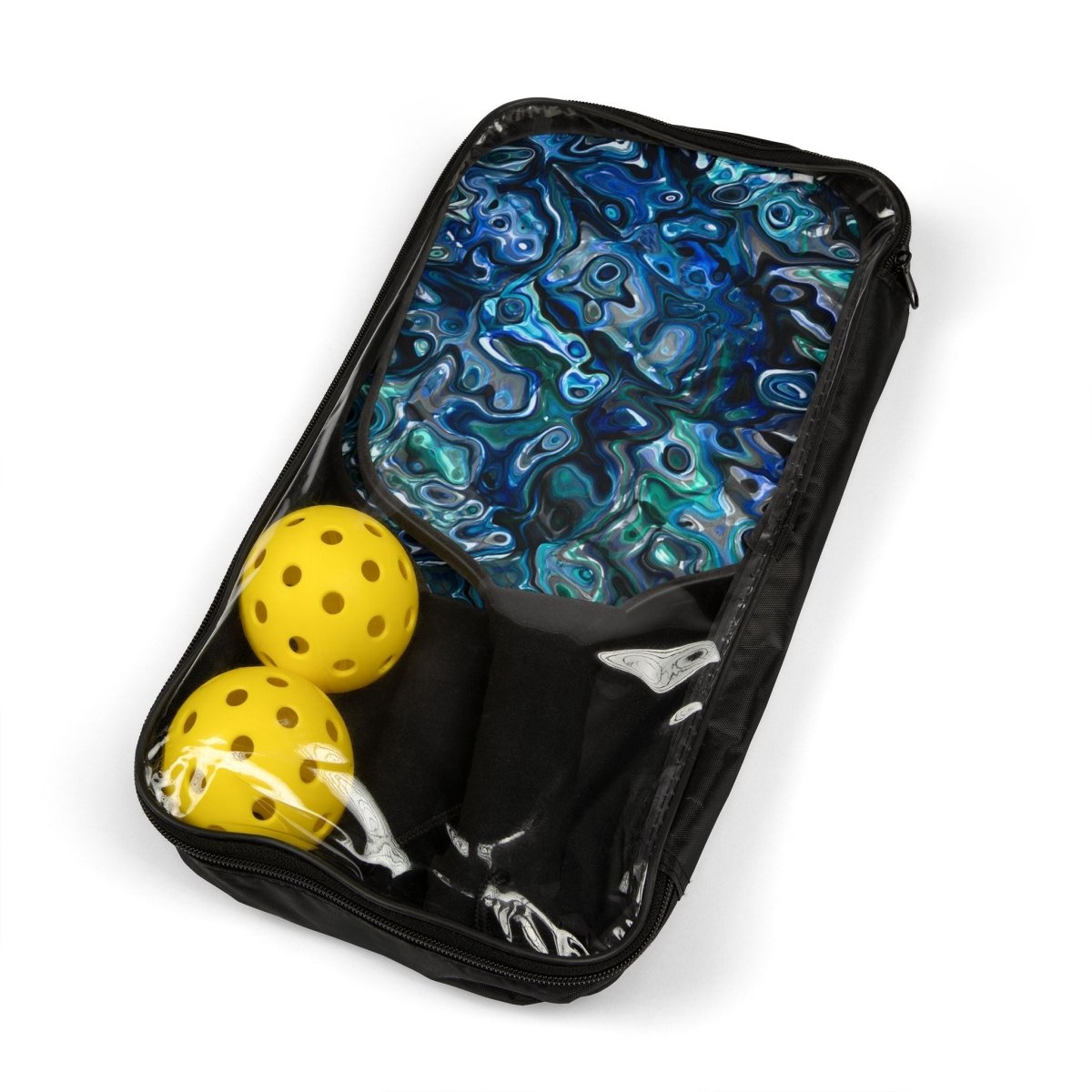 Pickleball Kit with New Zealand Paua Abalone Design 12976806406021032211 Earthbound Pacific