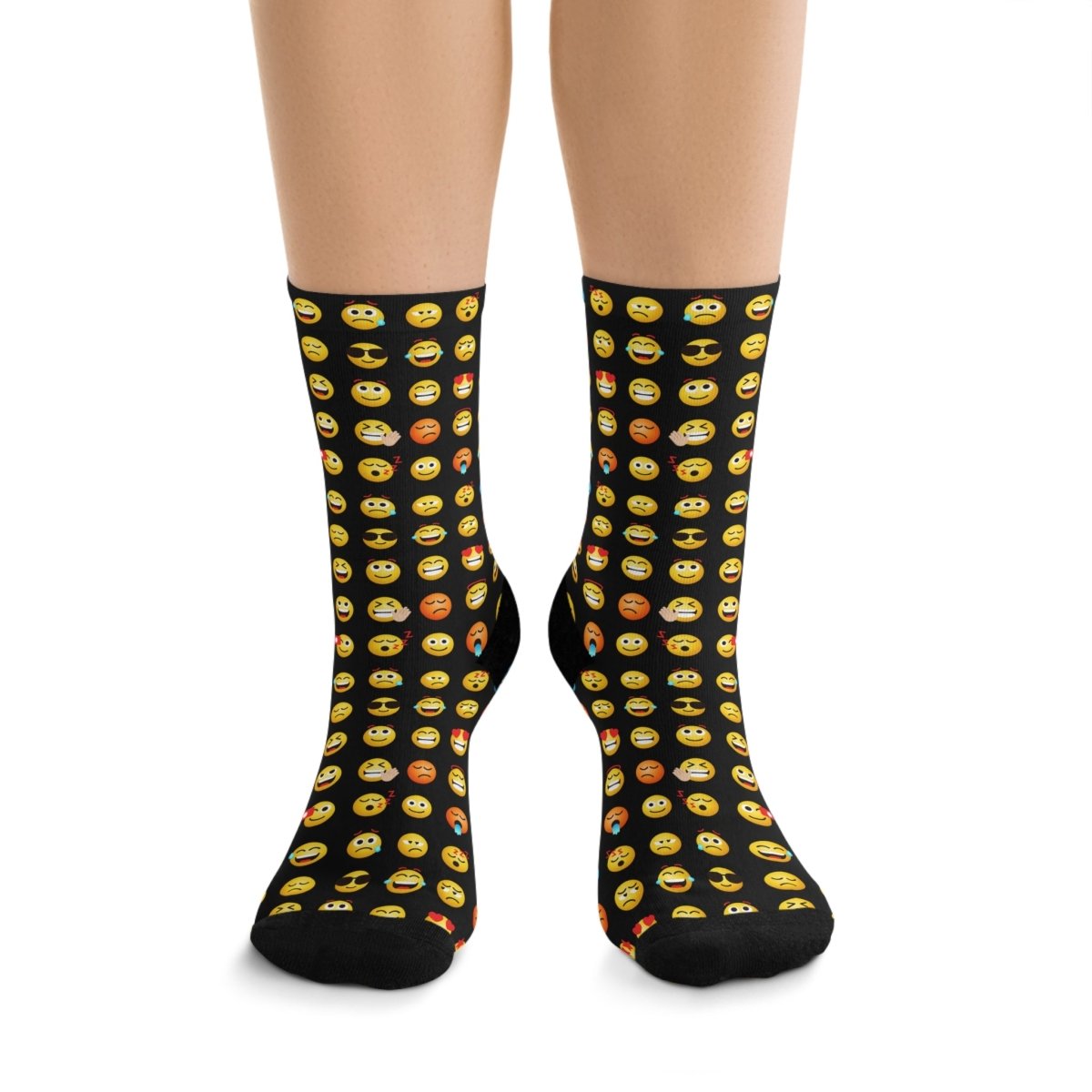 Playful Emoji Socks, Recycled Poly, Eco - Friendly 30338486266332975541 Earthbound Pacific