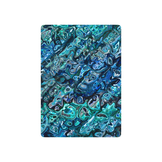 Playing Cards - New Zealand Paua Abalone Shell Inspired 82955548092971464133 Earthbound Pacific