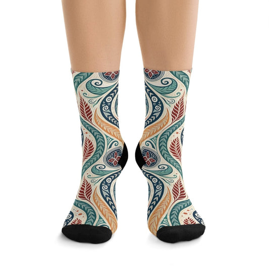 Recycled Poly Socks - Eco - Friendly New Zealand Maori Inspired 50348869873833506155 Earthbound Pacific