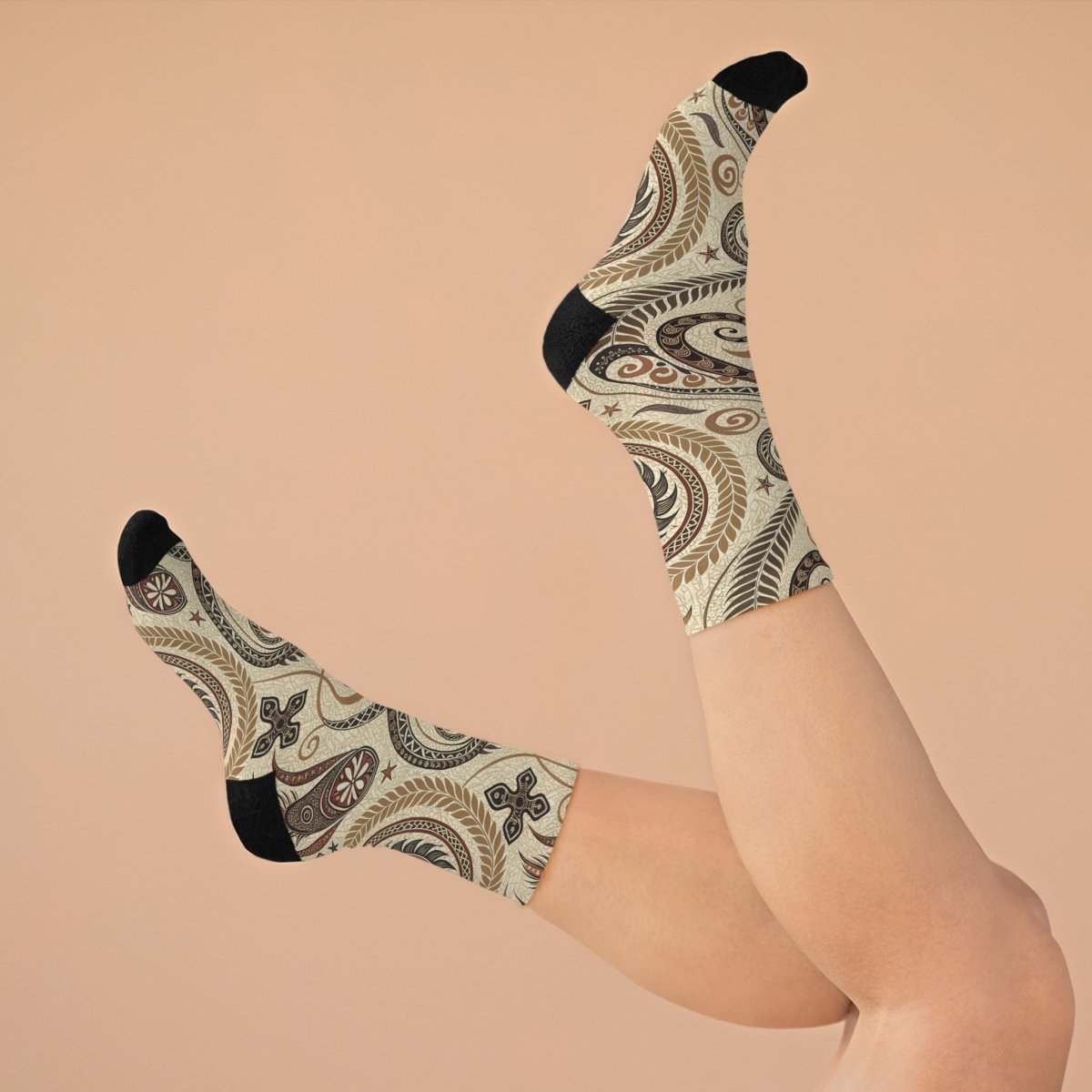 Recycled Poly Socks - Eco - Friendly New Zealand Maori Inspired 80844935468236988568 Earthbound Pacific