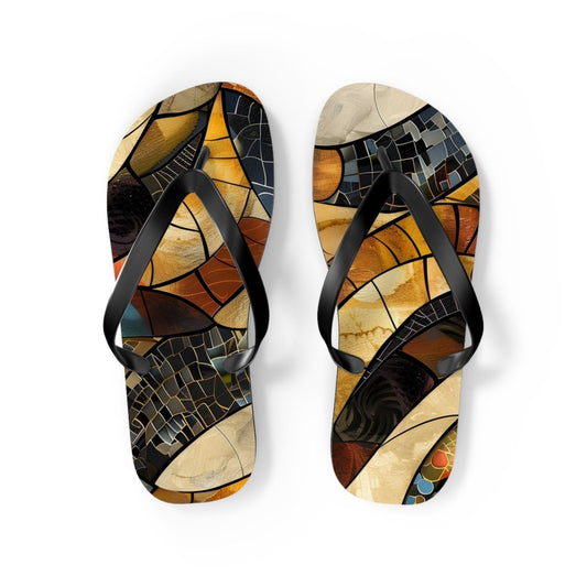 Shattered Amber Design Flip Flops 31997382240420291363 Earthbound Pacific