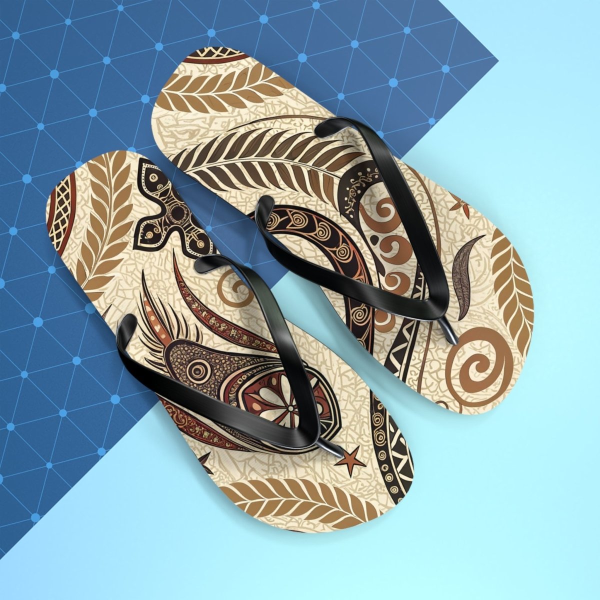 Tribal Spirit Flip Flops 52139262671505677118 Earthbound Pacific