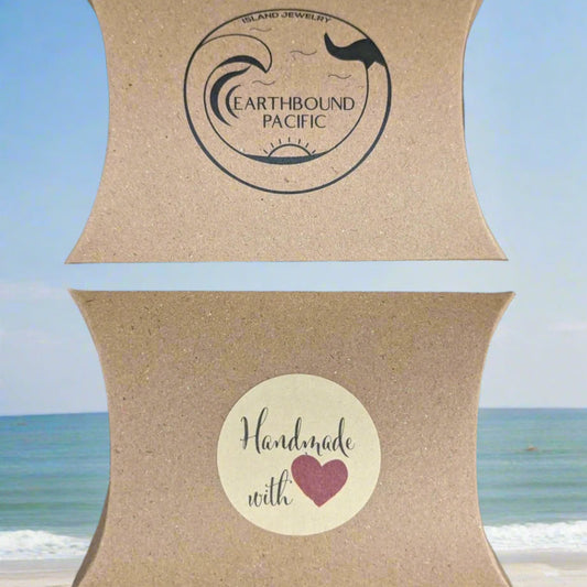 Unique Acacia Koa & Bone Fishhook Necklace - Perfect Island Gift KBFH6333 Earthbound Pacific