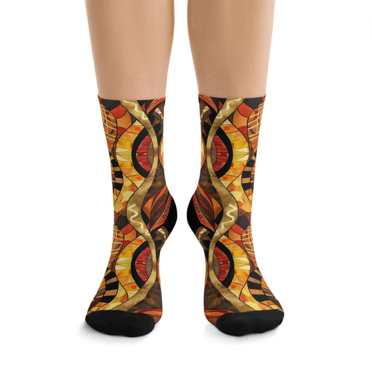 Unisex Socks African Tribal Design - Eco Friendly Recycled Poly 16963904540902268194 Earthbound Pacific