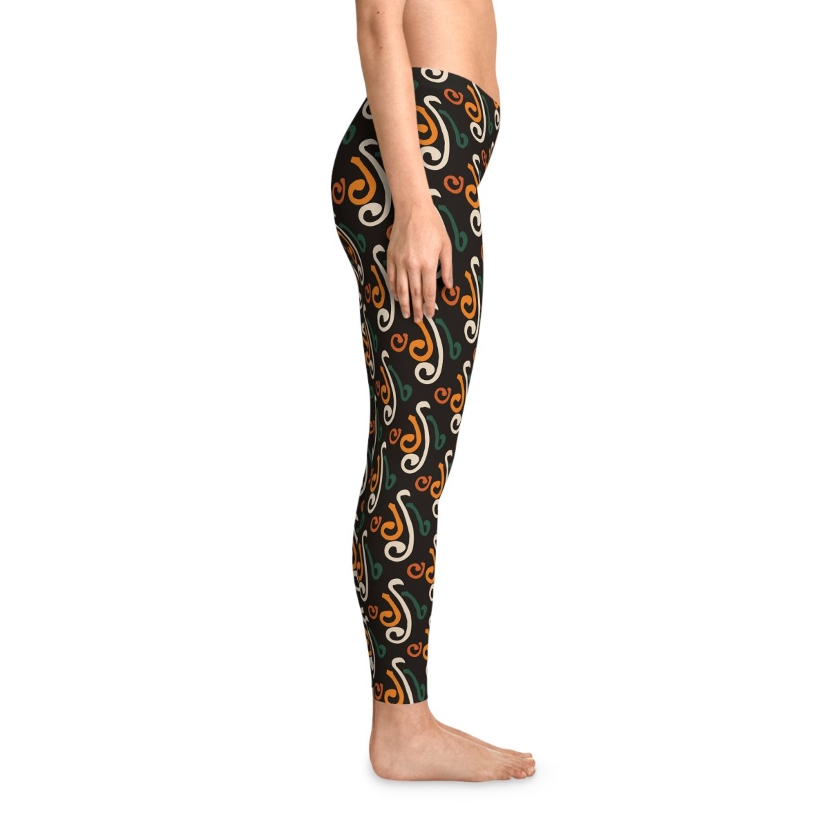 Vibrant Patterned Leggings for Active Lifestyle 22371916165188403020 Earthbound Pacific