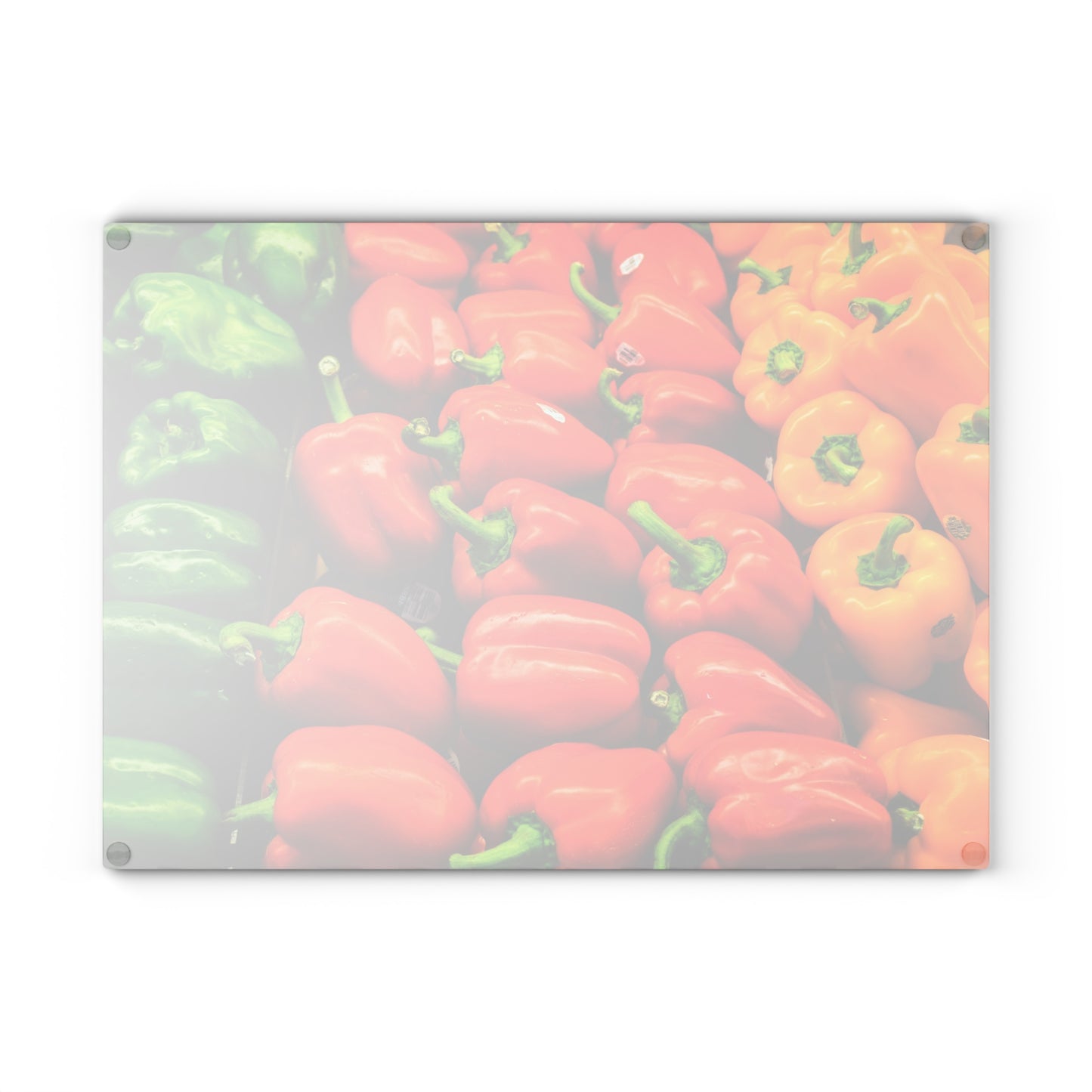Vibrant Vegetable Glass Cutting Board - Perfect for Culinary Enthusiasts