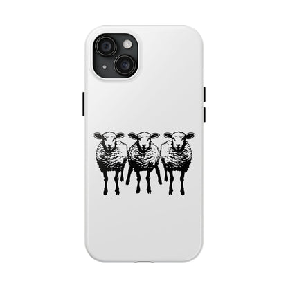 We Three Sheep Custom phone Tough Phone Cases - Earthbound Pacific