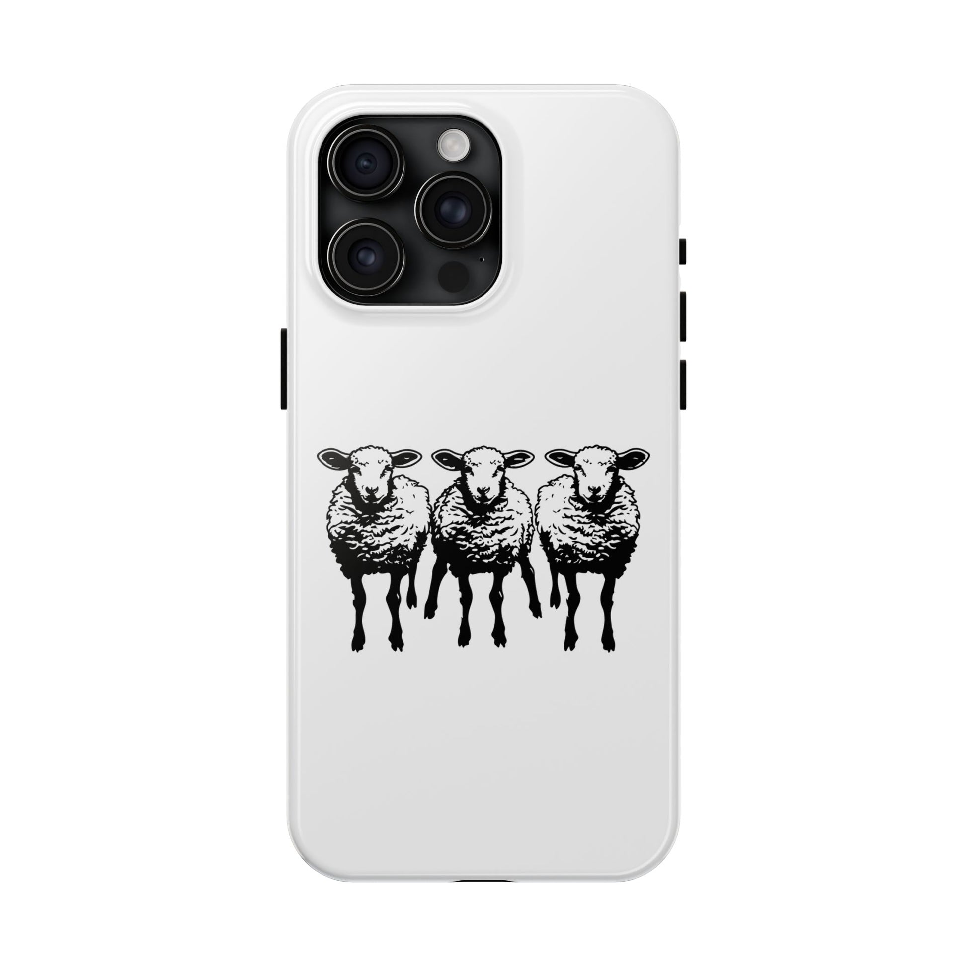 We Three Sheep Custom phone Tough Phone Cases - Earthbound Pacific