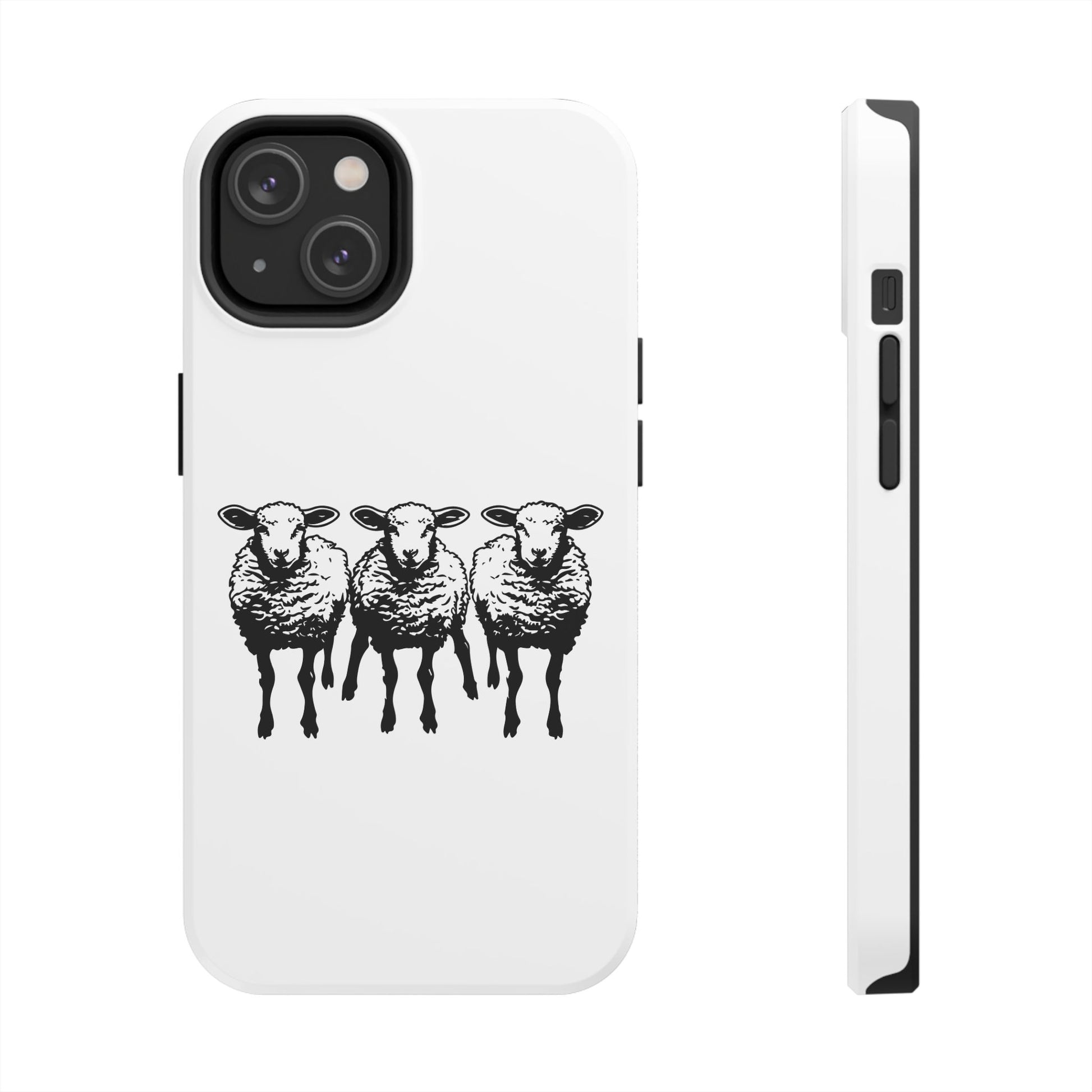 We Three Sheep Custom phone Tough Phone Cases - Earthbound Pacific