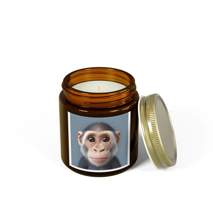 Candle Set - Baby Monkey Scented Coconut Apricot (4oz, 9oz)