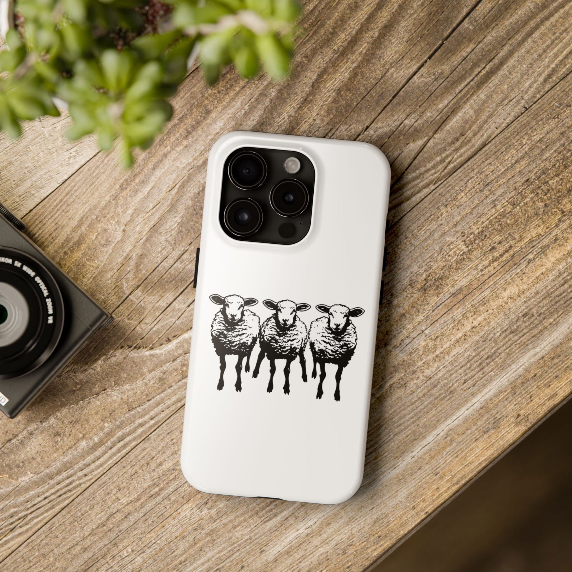 We Three Sheep Custom phone Tough Phone Cases - Earthbound Pacific