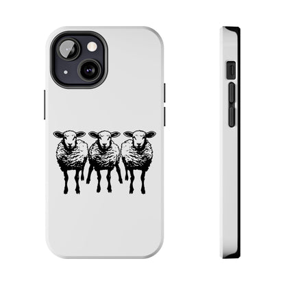 We Three Sheep Custom phone Tough Phone Cases - Earthbound Pacific