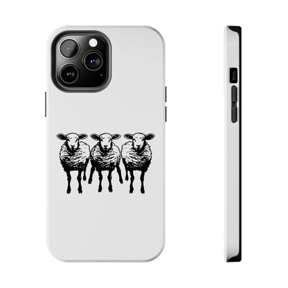 We Three Sheep Custom phone Tough Phone Cases - Earthbound Pacific