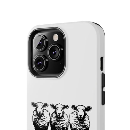 We Three Sheep Custom phone Tough Phone Cases - Earthbound Pacific