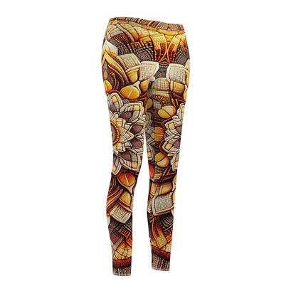 Abstract Mandala  Women's Casual Leggings