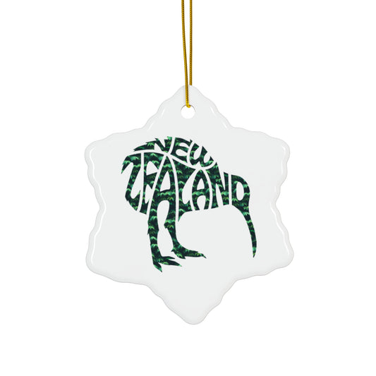 Christmas Tree Custom Made New Zealand Green Kiwi Ornament