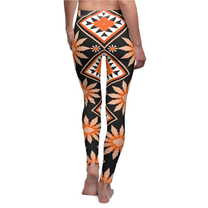 Women's Leggings - Geometric Abstract Tribal Inspired