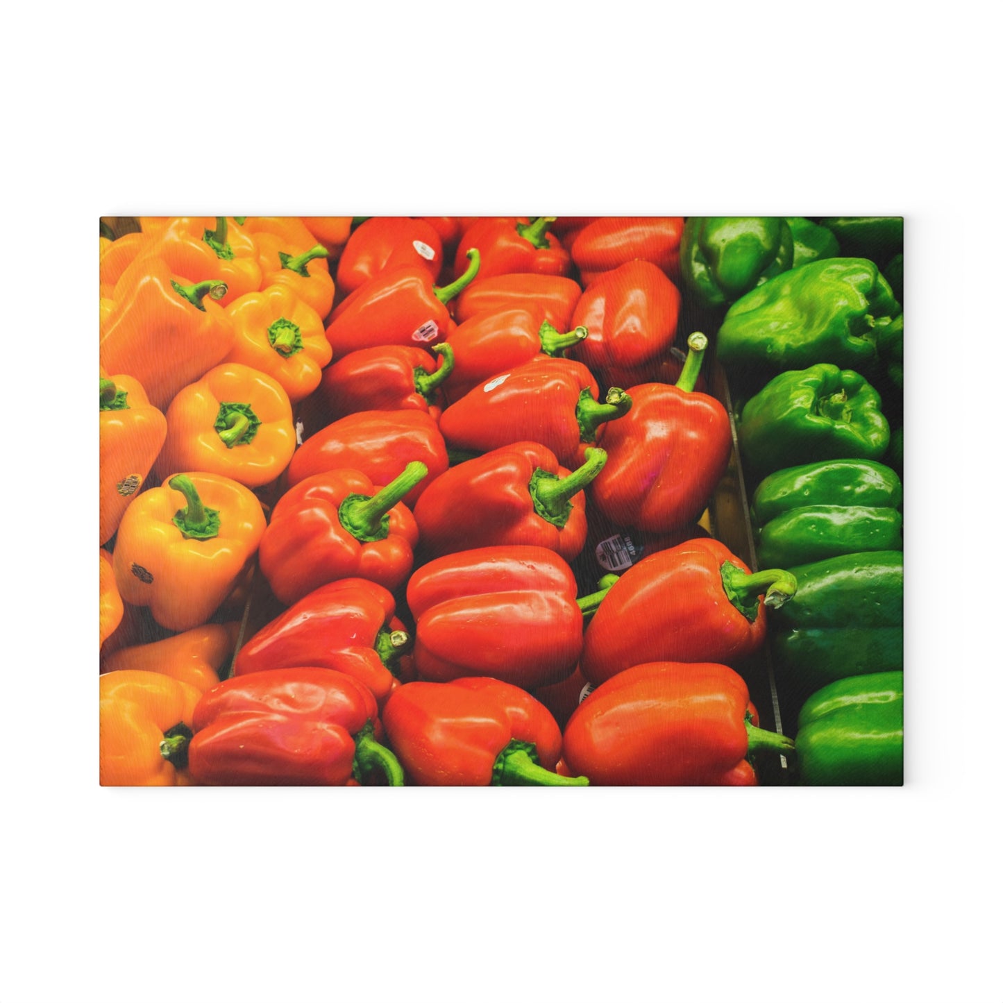 Vibrant Vegetable Glass Cutting Board - Perfect for Culinary Enthusiasts