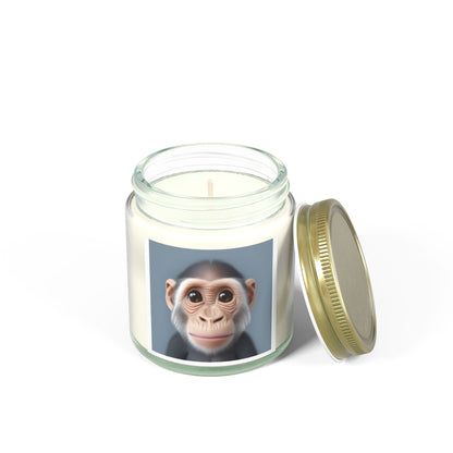 Candle Set - Baby Monkey Scented Coconut Apricot (4oz, 9oz)