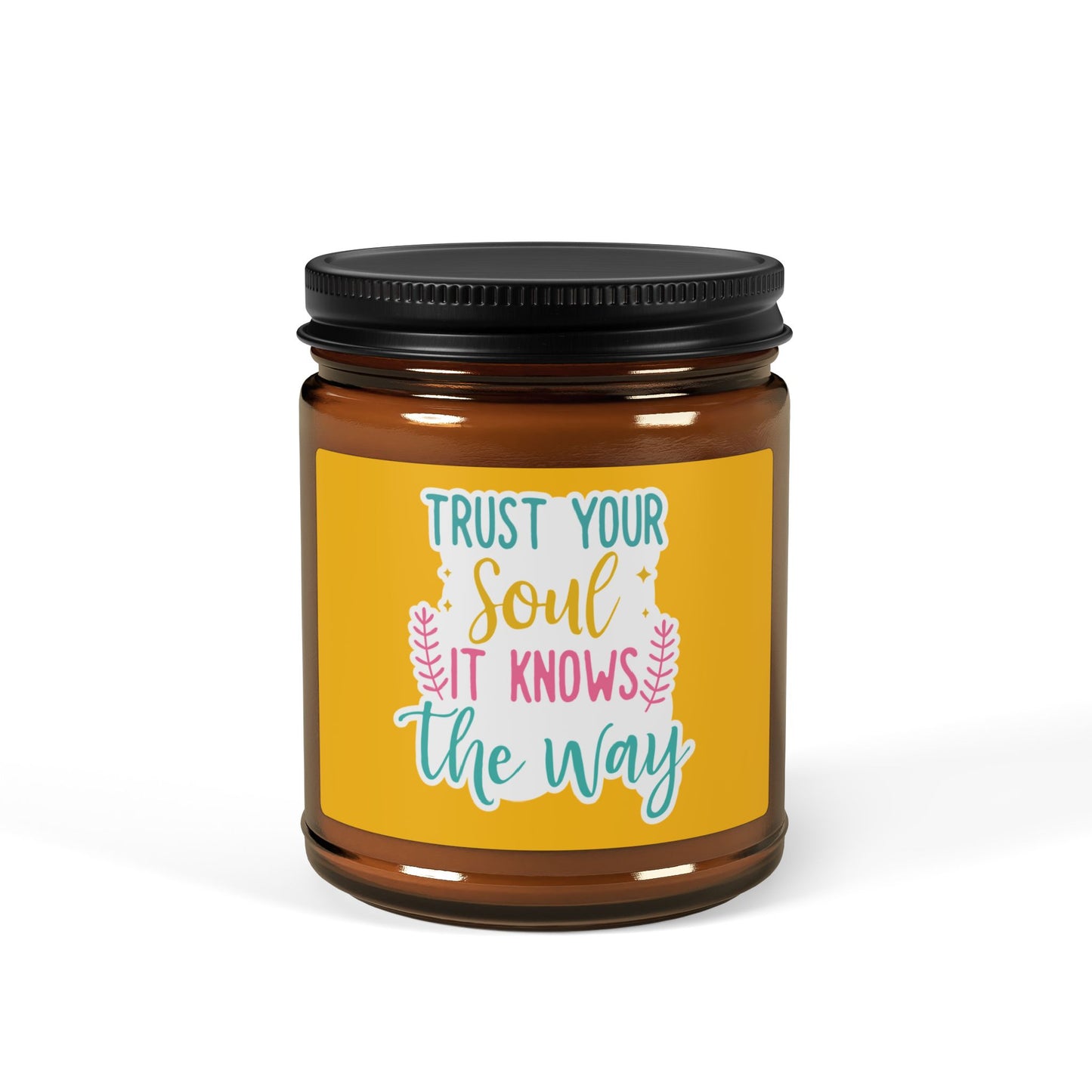 Soy Candle Trust Your Soul Amber Jar