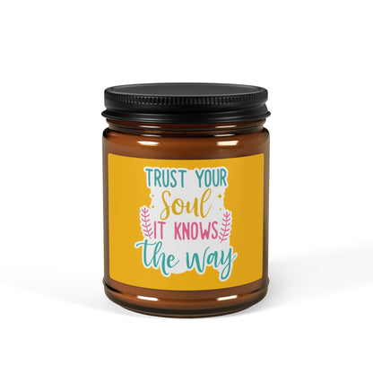 Soy Candle Trust Your Soul Amber Jar