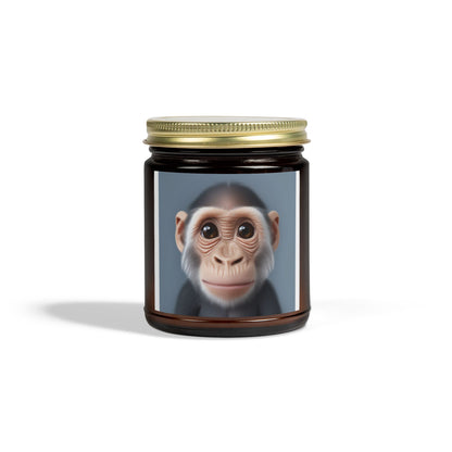 Candle Set - Baby Monkey Scented Coconut Apricot (4oz, 9oz)