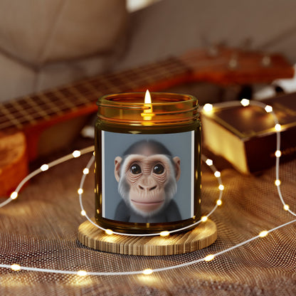 Candle Set - Baby Monkey Scented Coconut Apricot (4oz, 9oz)