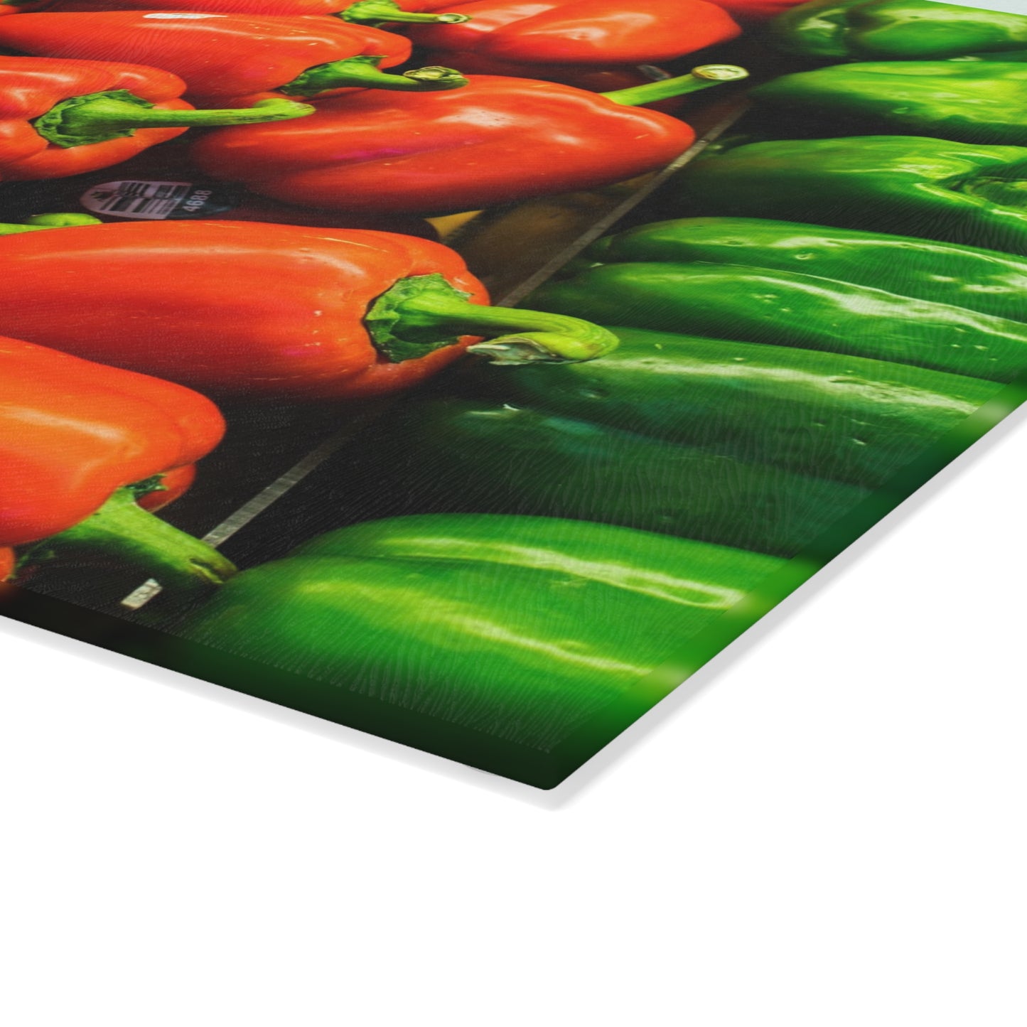 Vibrant Vegetable Glass Cutting Board - Perfect for Culinary Enthusiasts