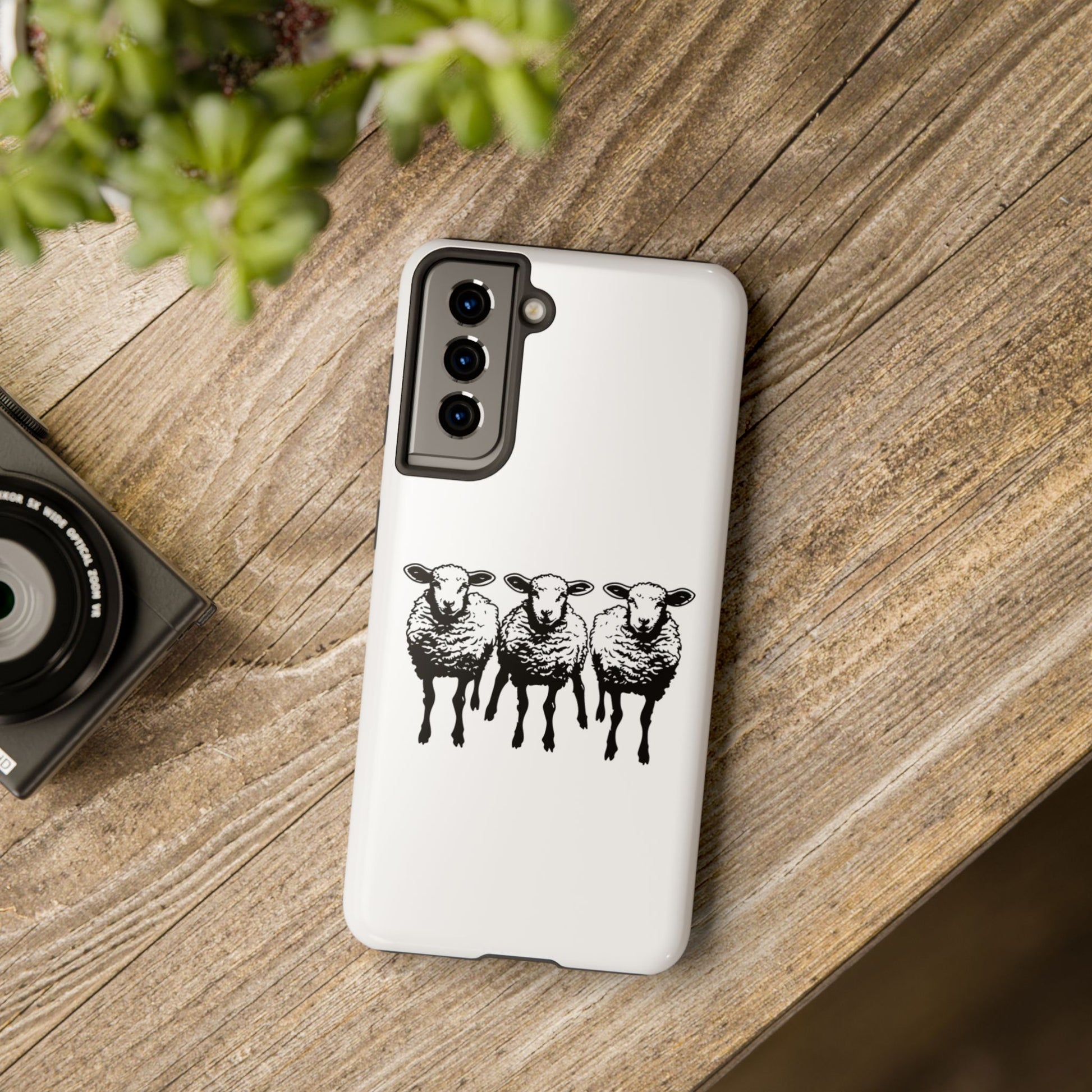 We Three Sheep Custom phone Tough Phone Cases - Earthbound Pacific