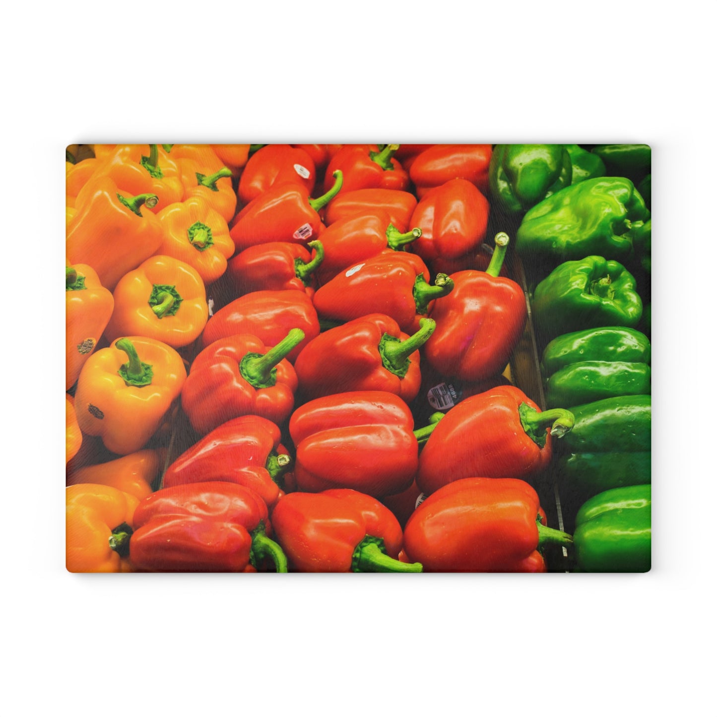 Vibrant Vegetable Glass Cutting Board - Perfect for Culinary Enthusiasts