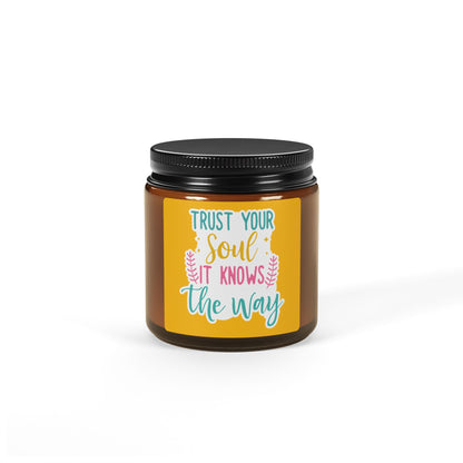 Soy Candle Trust Your Soul Amber Jar